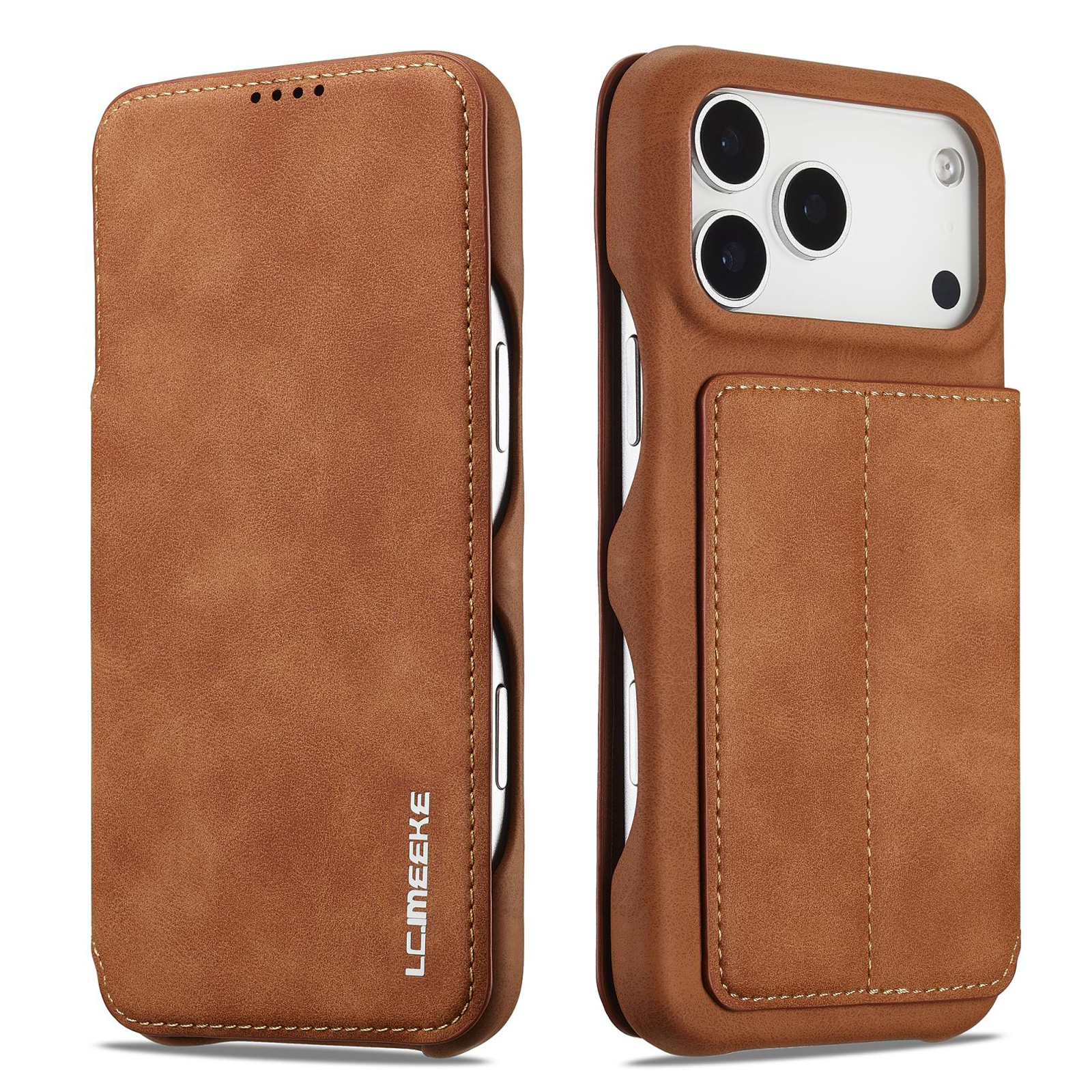 iPhone 17 Pro – Étui Portefeuille LC.IMEEKE Hon Ancient