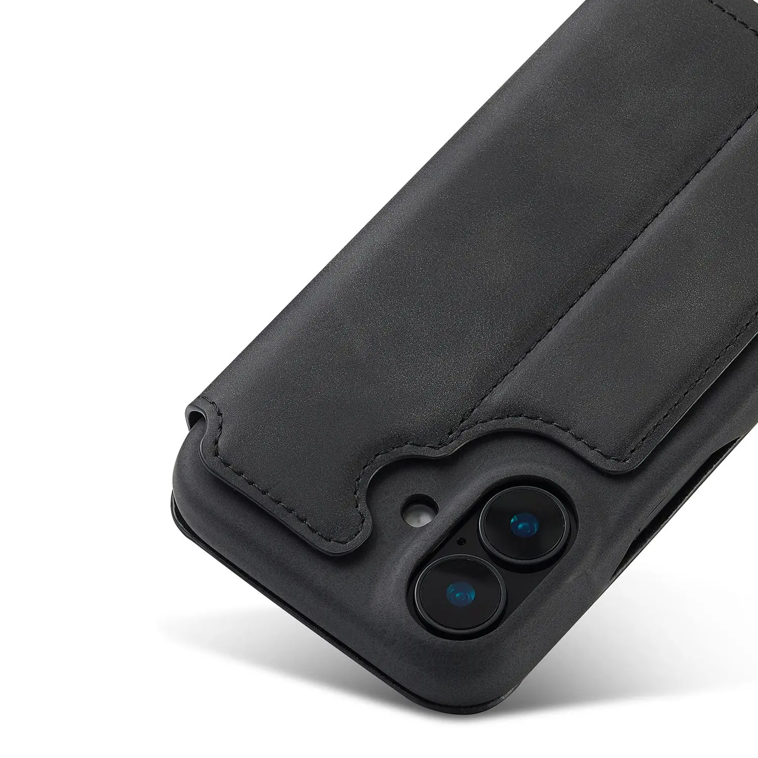 Structure de protection renforcée de l'étui LC.IMEEKE Hon Ancient noir pour iPhone 17