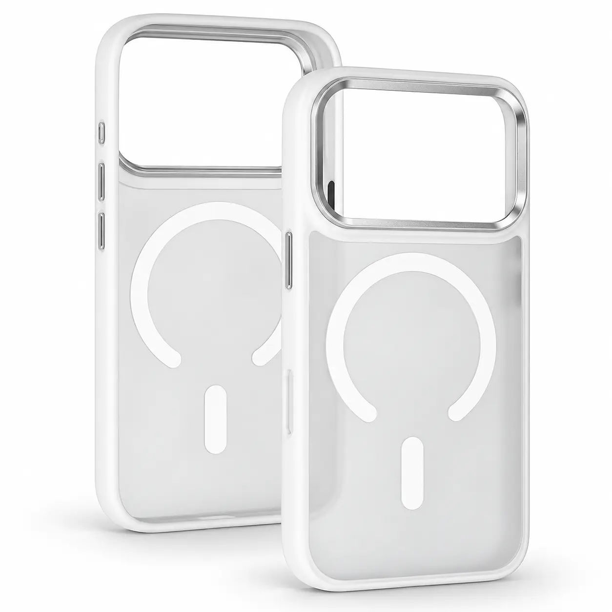 Coque LIAVEC Cloudy MagSafe coloris Blanc, vue produit pour iPhone 18/17 Pro
