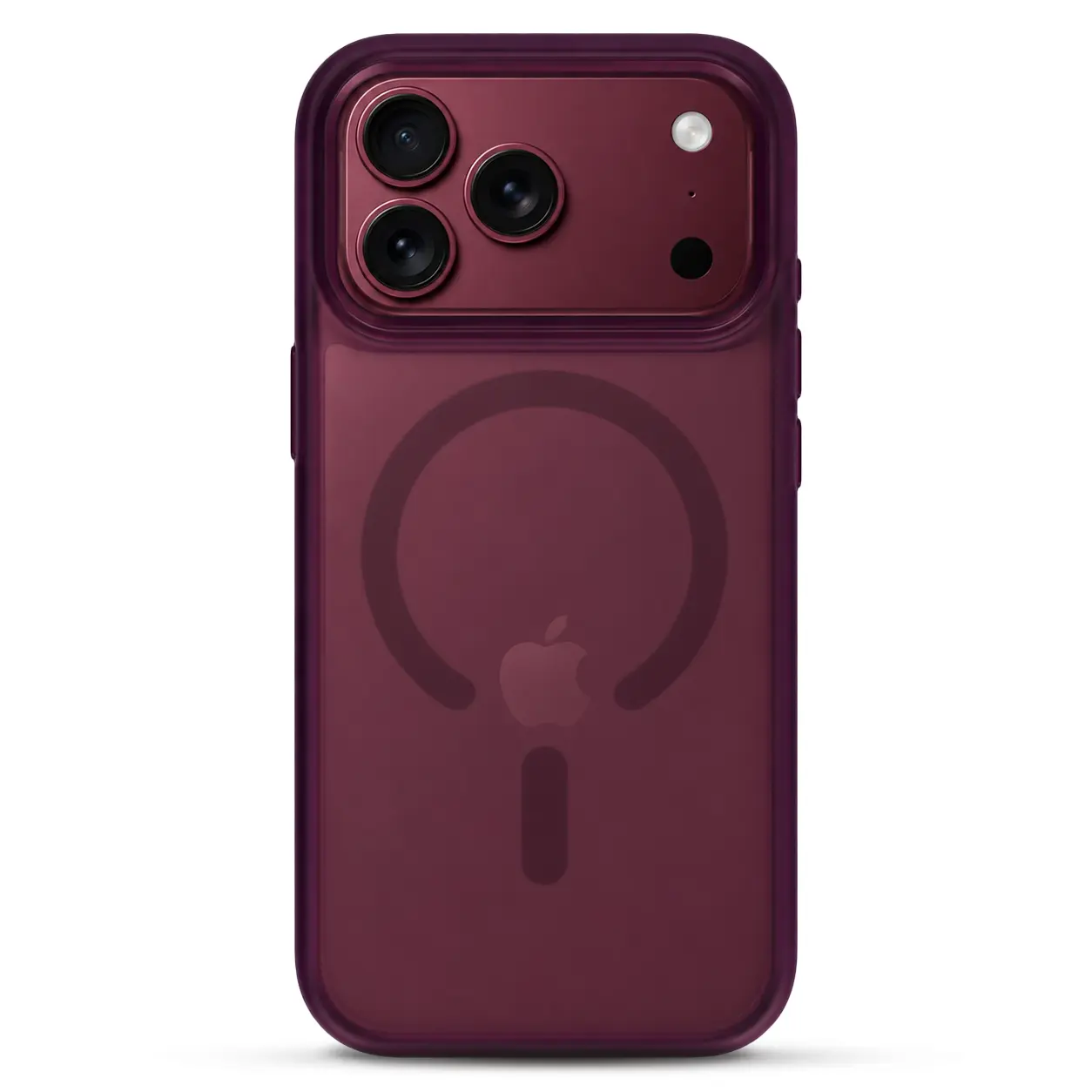 Coque LIAVEC Cloudy MagSafe coloris Bordeaux, vue produit pour iPhone 18/17 Pro