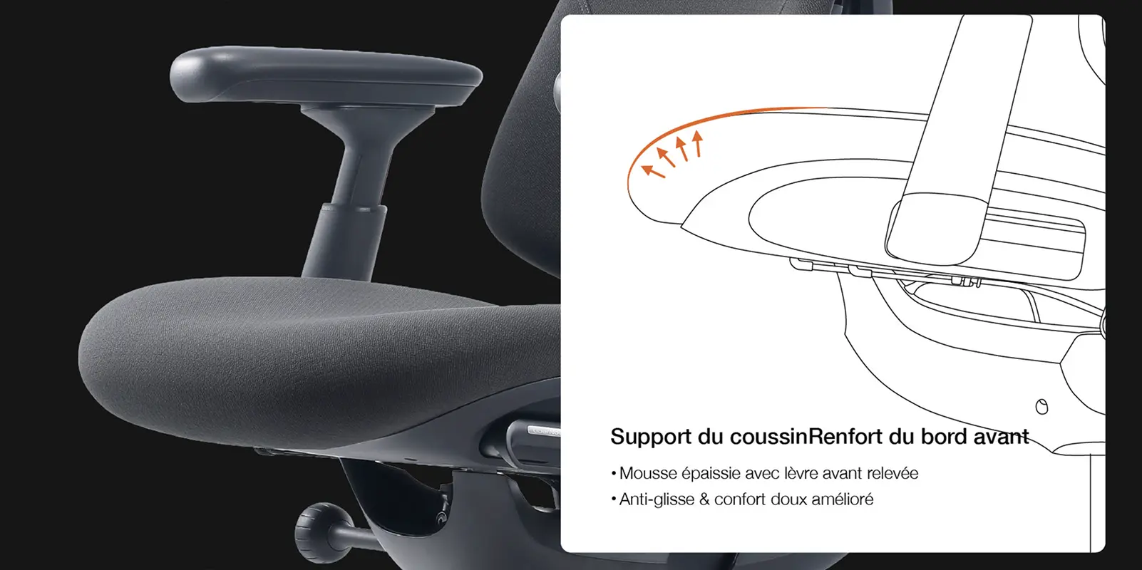 Support en mousse de l'assise LiberNovo Omni Gen