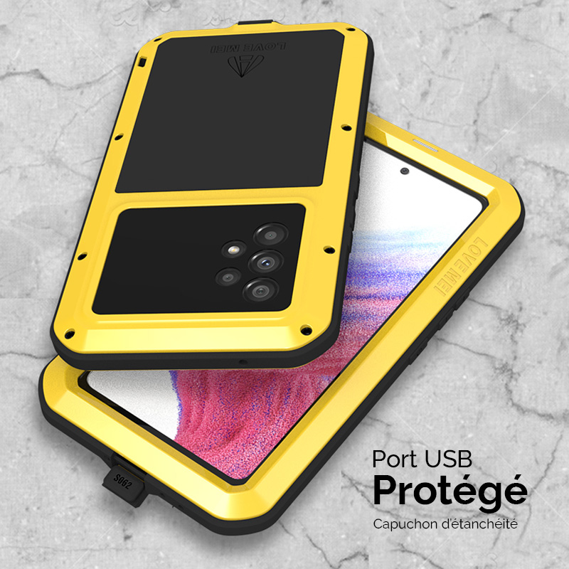 Coque Intégrale Antichoc LOVEMEI Powerful pour Galaxy A53 5G