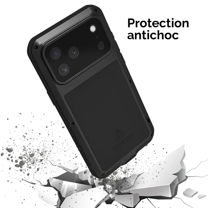 Coque Intégrale LOVEMEI Powerful pour iPhone 17 Pro Max