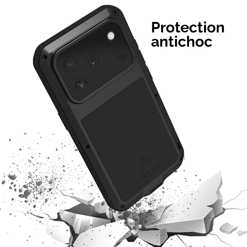 Coque Intégrale LOVEMEI Powerful pour iPhone 17 Pro