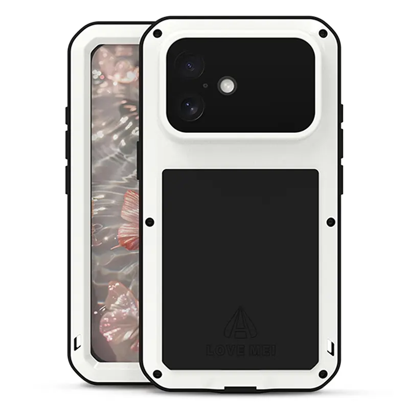Coque Intégrale LOVEMEI Powerful pour iPhone 17 - Modèle Blanc