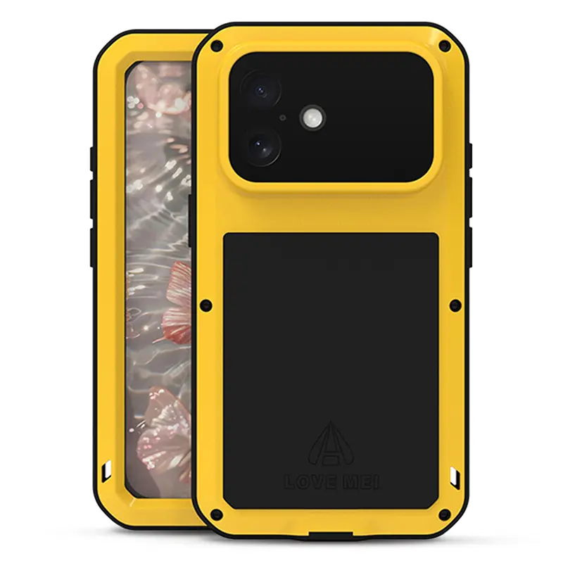 Coque Intégrale LOVEMEI Powerful pour iPhone 17 - Modèle Jaune