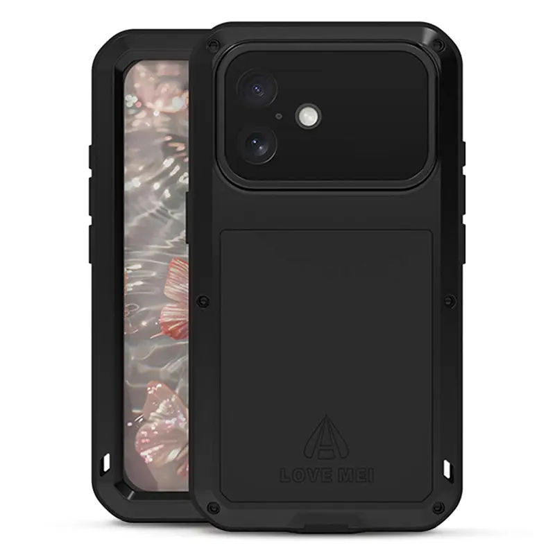 Coque Intégrale LOVEMEI Powerful pour iPhone 17 - Modèle Noir