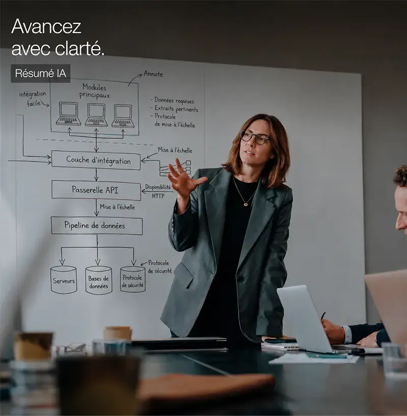 Fonction AI Summary des lunettes connectées Even Realities G2 pour résumer les conversations