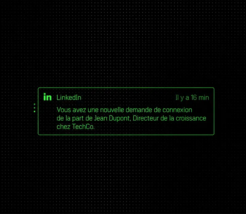Notifications en temps réel affichées par les lunettes connectées Even Realities G2