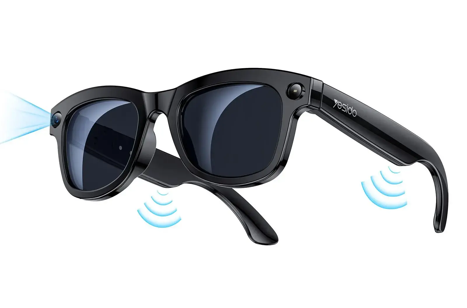 Présentation élégante des Lunettes Connectées YESIDO Smart IA