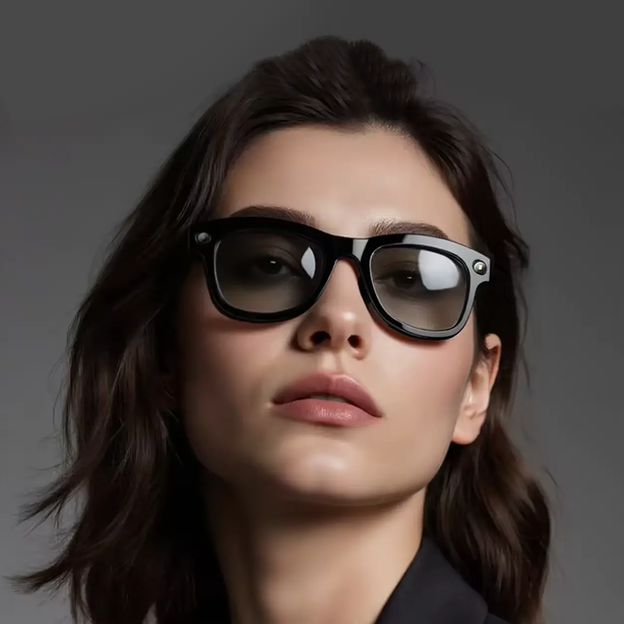 Détection automatique du port des lunettes et commande tactile