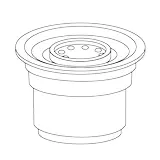 Panier filtrant pour café moulu