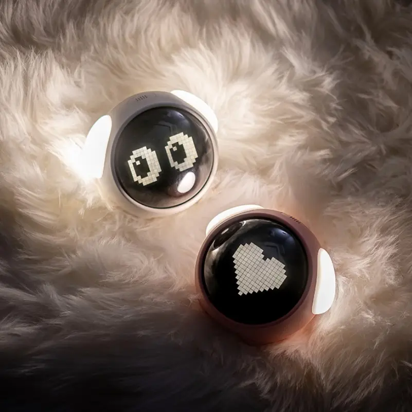 Réveil EmoJi avec Fonction Snooze et Veilleuse LED