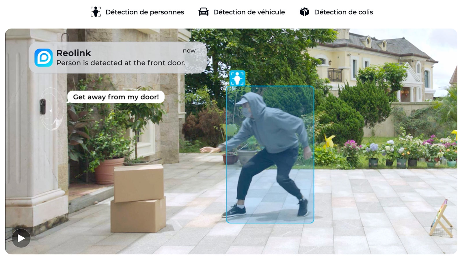 Sonnette Vidéo Wi-Fi REOLINK Doorbell 2K