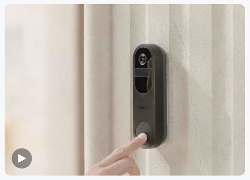 Sonnette Vidéo Wi-Fi REOLINK Doorbell 2K