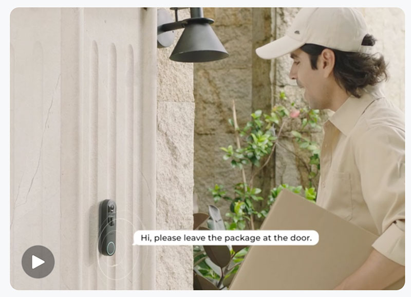 Sonnette Vidéo Wi-Fi REOLINK Doorbell 2K
