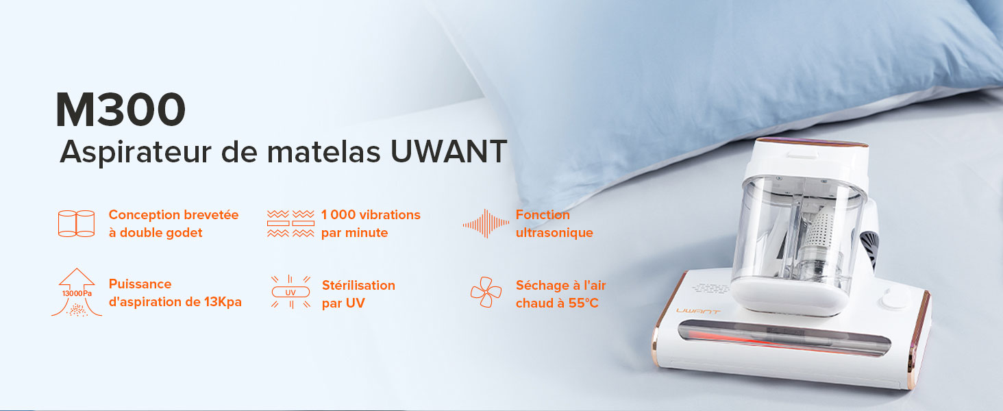 Aspirateur à Matelas UWANT M300