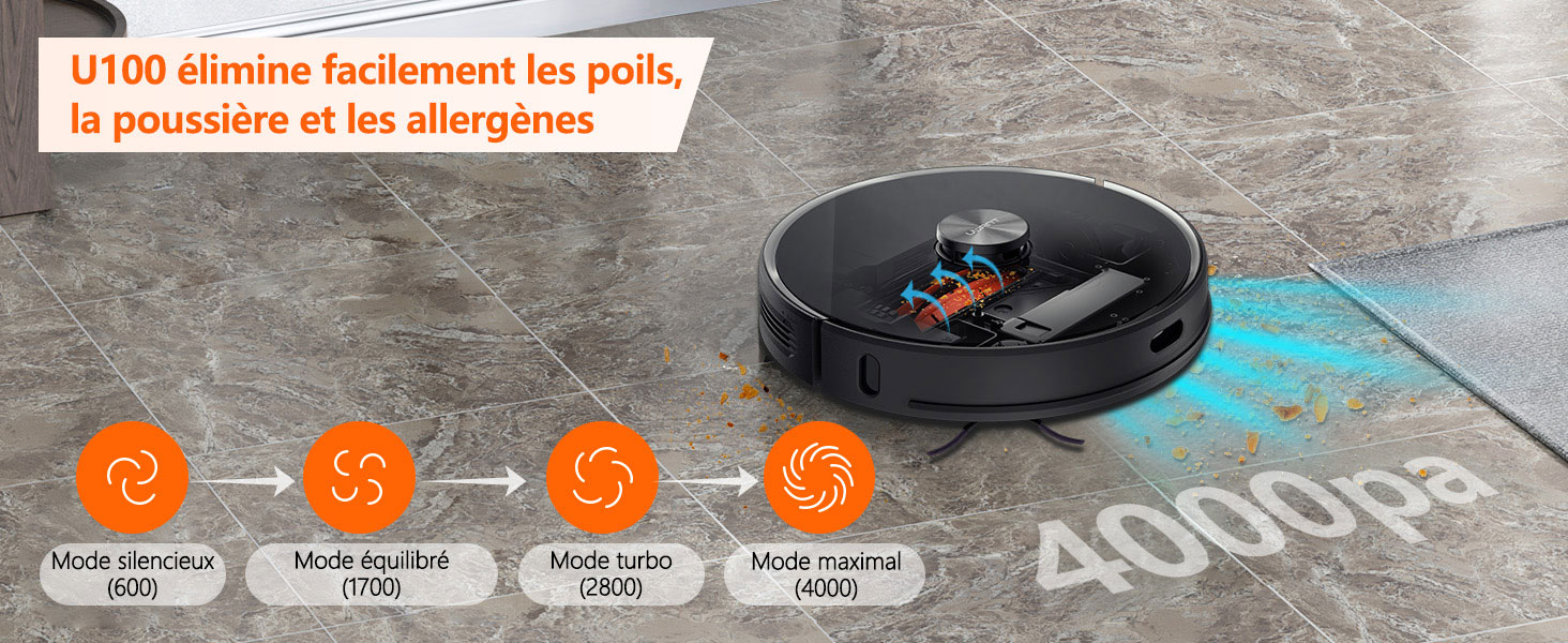 Robot Aspirateur Laveur UWANT U100