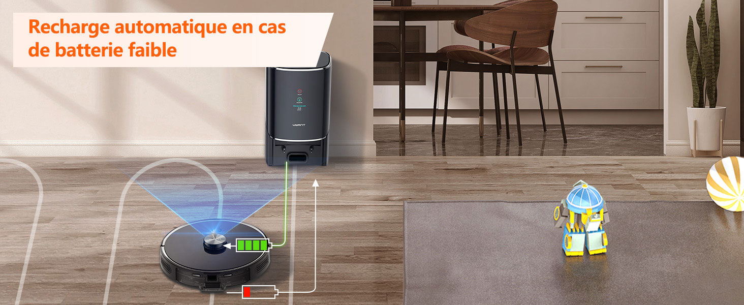 Robot Aspirateur Laveur UWANT U100