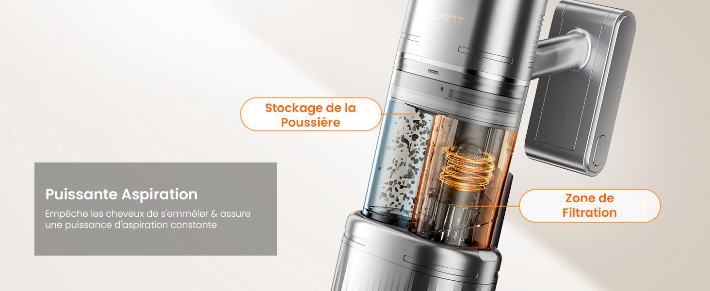 Aspirateur Balai Sans Fil UWANT V100