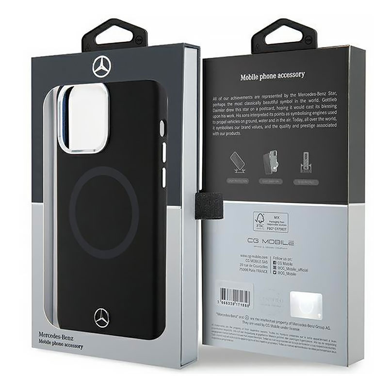 Coque MagSafe MERCEDES Bicolore pour iPhone 15 Pro Max