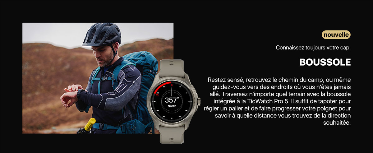 Montre Connectée MOBVOI TicWatch Pro 5 GPS