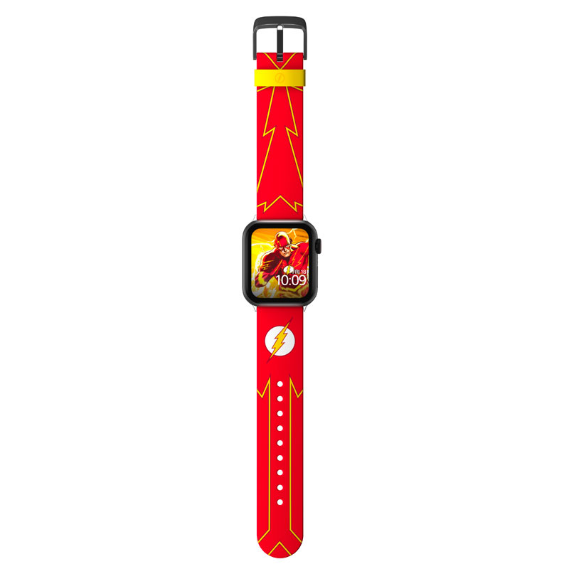 Bracelet Silicone MOBYFOX DC Comics Flash Tactical pour Apple Watch