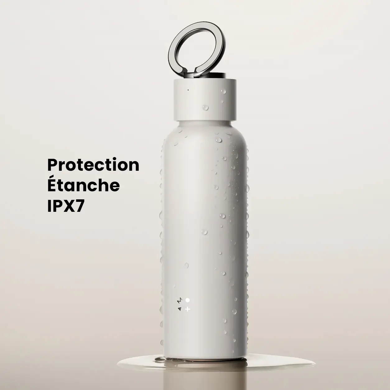 Conception étanche certifiée IPX7 pour la bouteille audio MOMAX