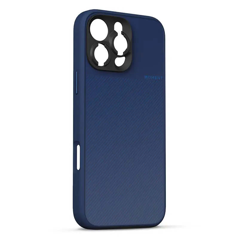 Coque MagSafe MOMENT Camera Case pour iPhone 16 Pro Max - Modèle Bleu