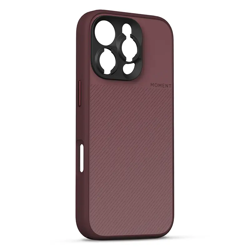 Coque MagSafe MOMENT Camera Case pour iPhone 16 Pro - Modèle Rouge