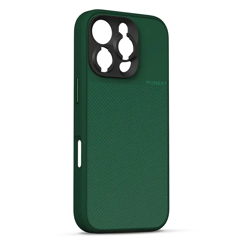 Coque MagSafe MOMENT Camera Case pour iPhone 16 Pro - Modèle Vert