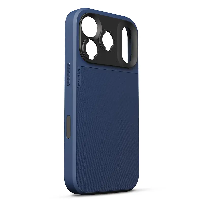 Coque MagSafe MOMENT Camera Case pour iPhone 17 Pro - Modèle Bleu