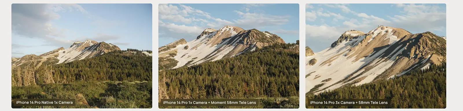 Objectif MOMENT Téléobjectif 58mm T-Series