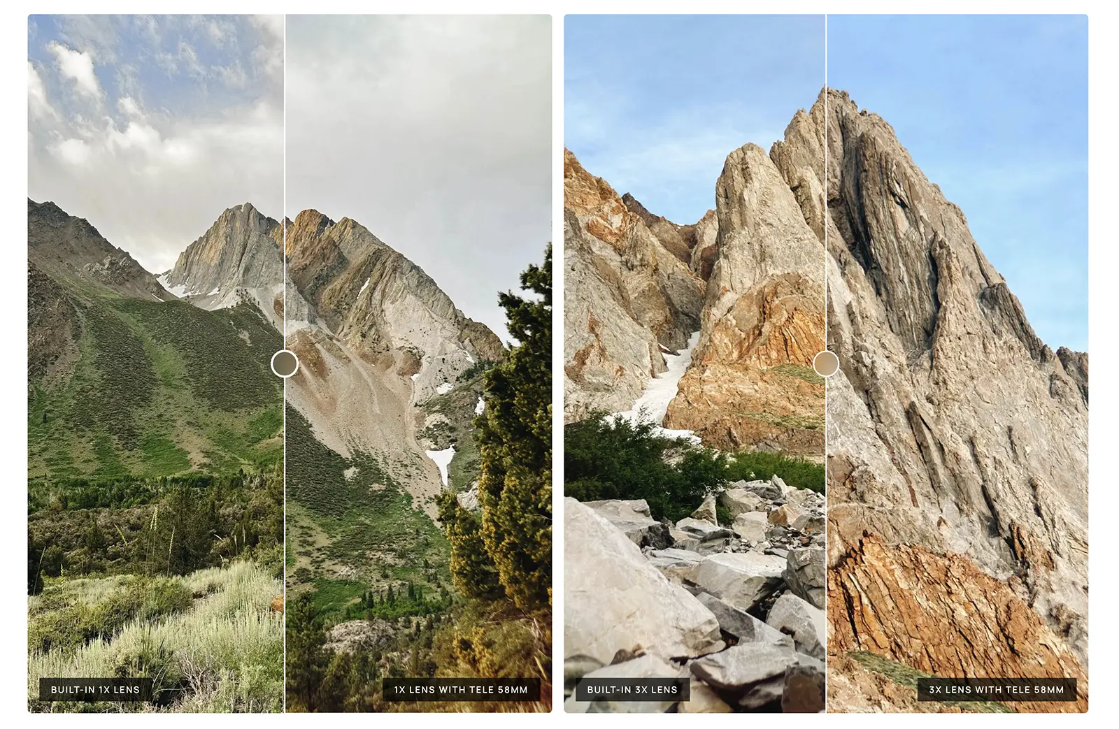 Objectif MOMENT Téléobjectif 58mm T-Series