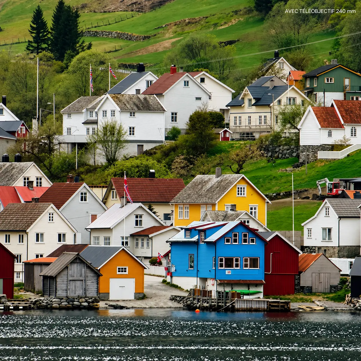Vue rapprochée du paysage avec le téléobjectif MOMENT SuperTele 240 mm T-Series