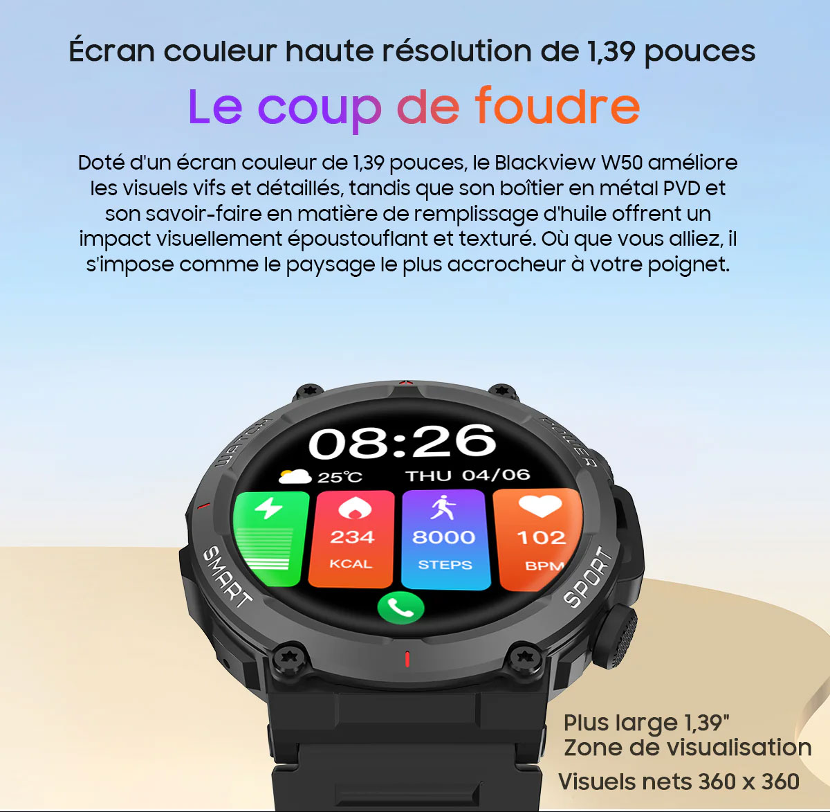 Montre Connectée BLACKVIEW W50