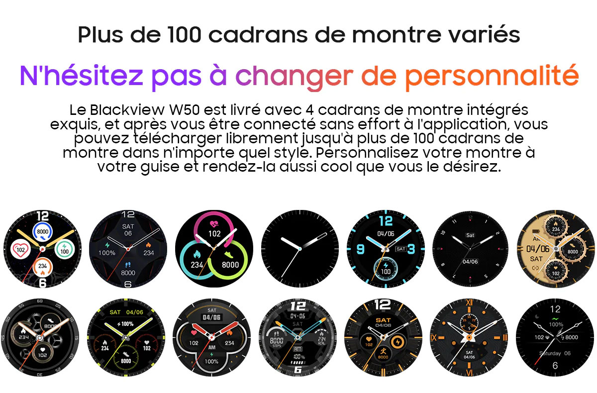 Montre Connectée BLACKVIEW W50