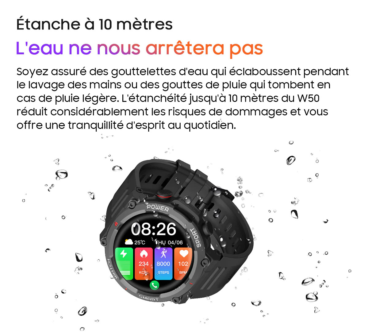 Montre Connectée BLACKVIEW W50