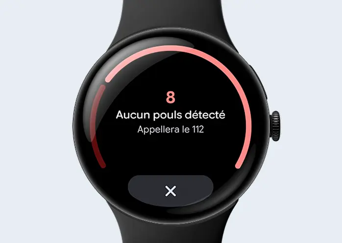 Sécurité et Détection de perte de pouls