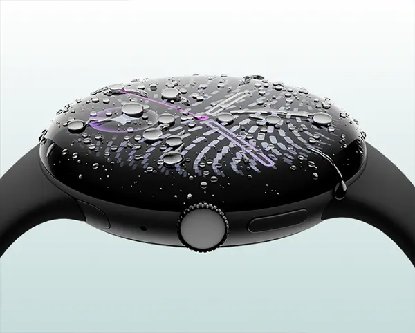 Écran bombé Actua 360 de la Google Pixel Watch 5