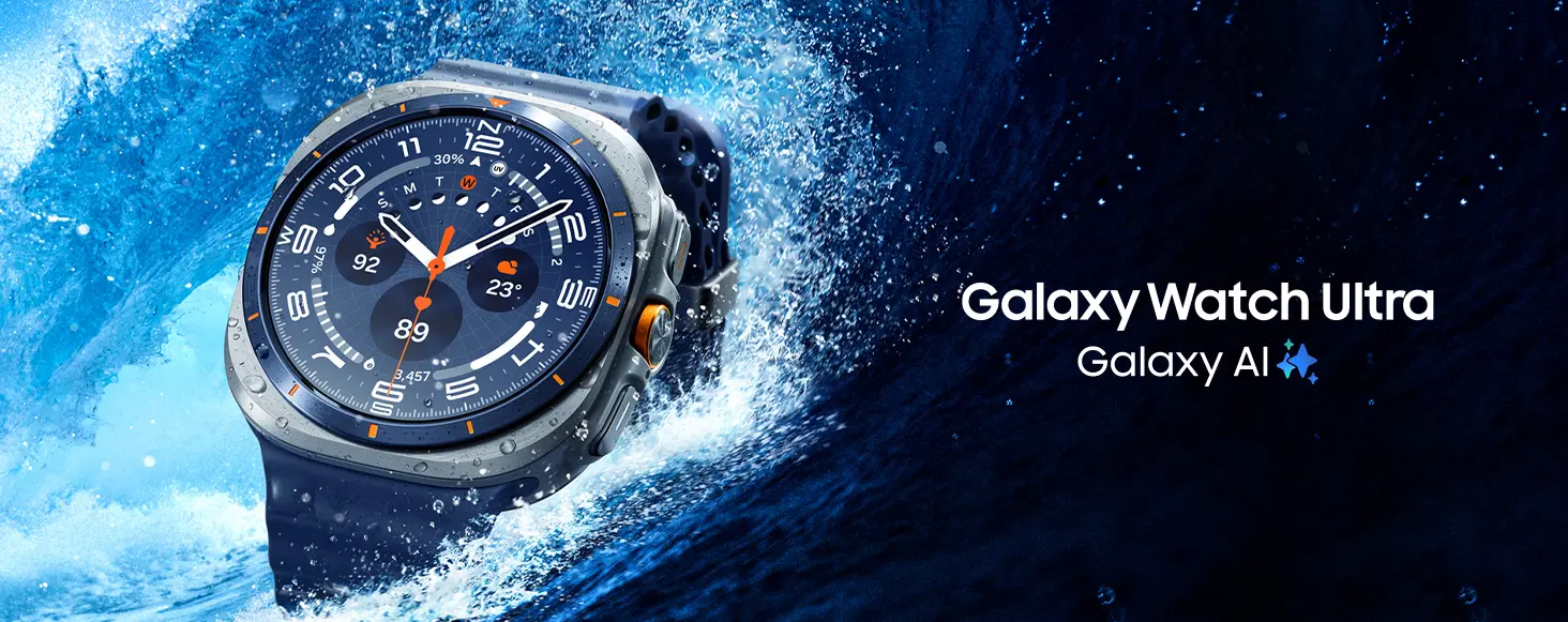Samsung Galaxy Watch Ultra LTE 47 mm en titane design robuste et sportif