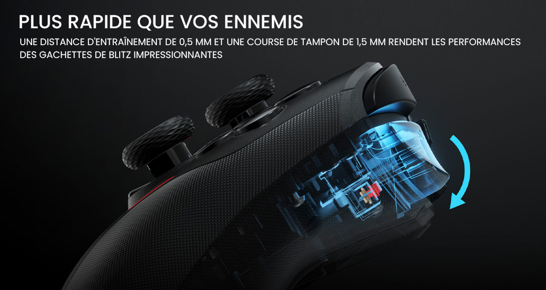 Manette Multiplateforme BIGBIG WON Blitz | Connexion Bluetooth & USB-C