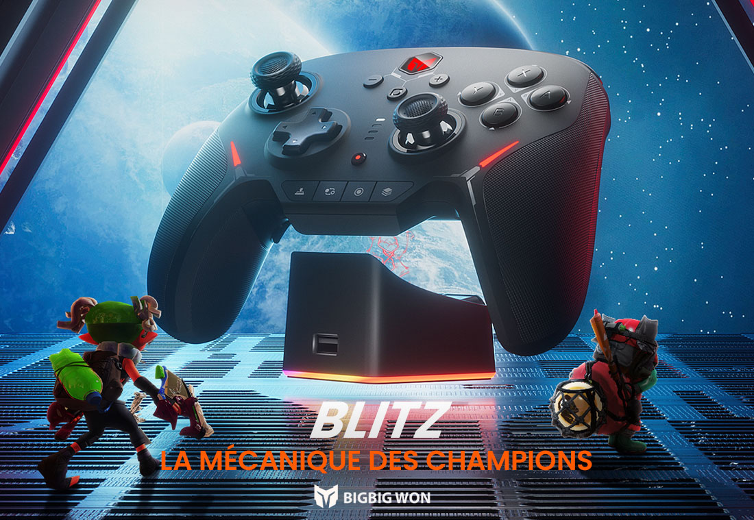 Manette Multiplateforme BIGBIG WON Blitz | Connexion Bluetooth & USB-C