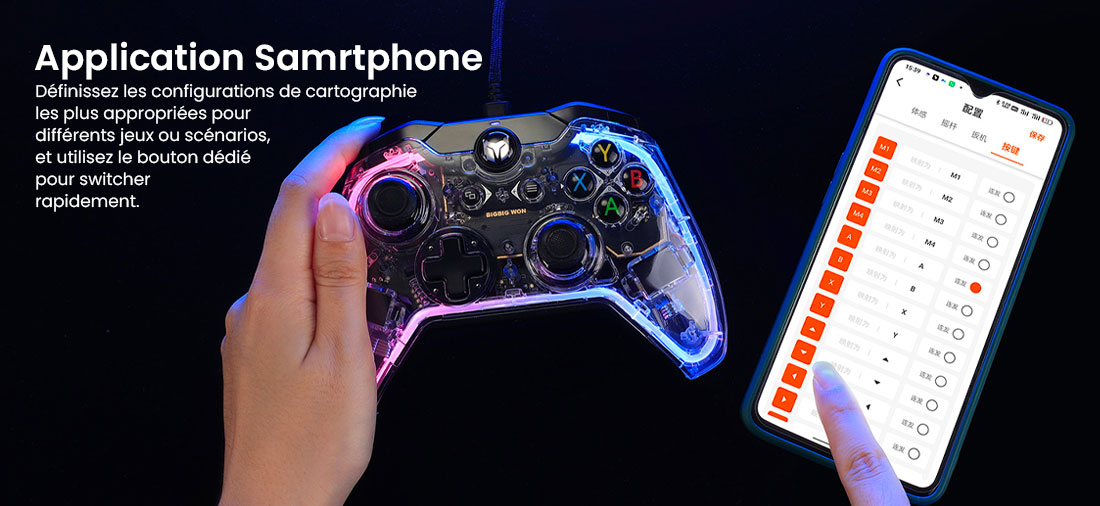 Manette Multiplateforme BIGBIG WON Rainbow S