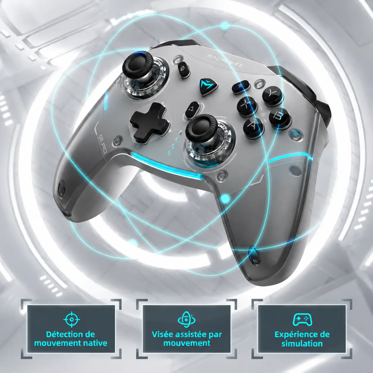 Gyroscope 6 axes et contrôle de mouvement de la MACHENIKE G5Pro Max SE