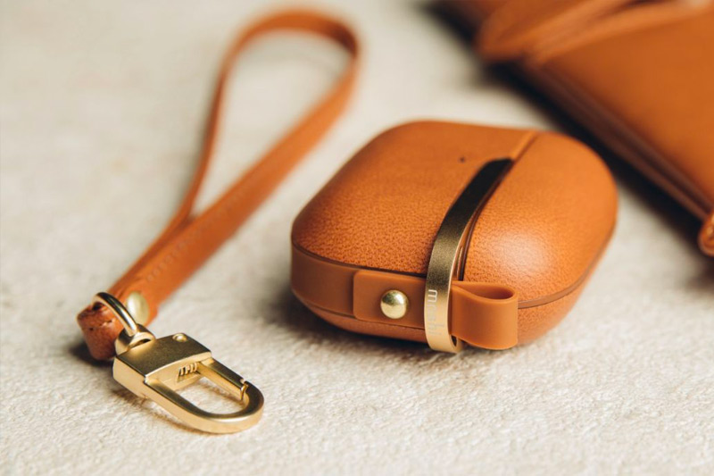 Dragonne Moshi Pebbo Luxe pour AirPods 3