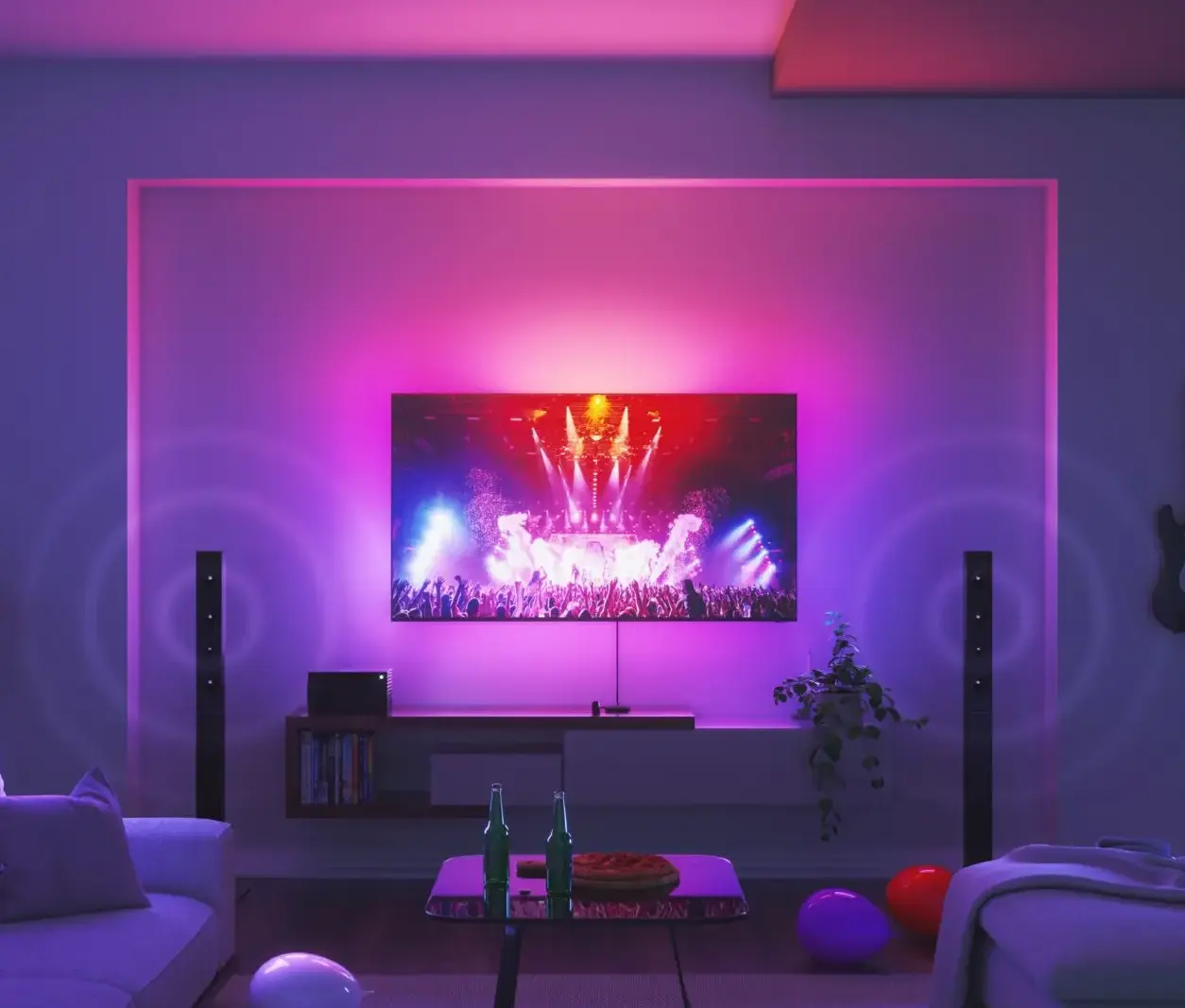 Nanoleaf 4D V2 avec éclairage Rhythm réactif à la musique