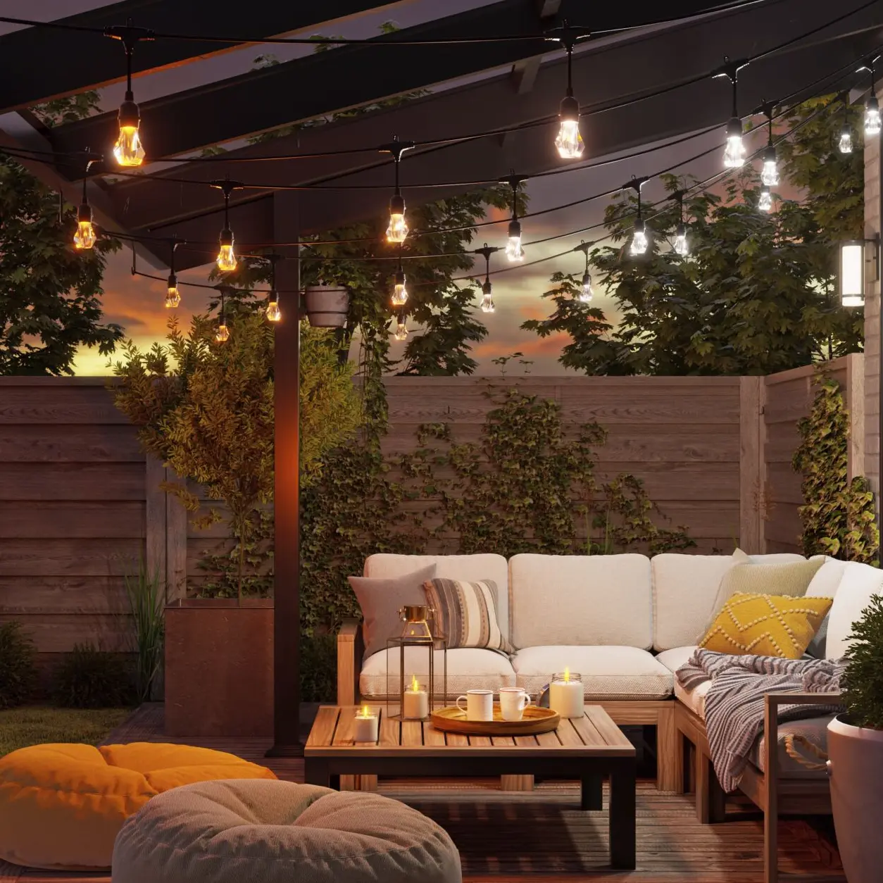 Guirlande LED Nanoleaf Outdoor avec programmation d'horaires personnalisés