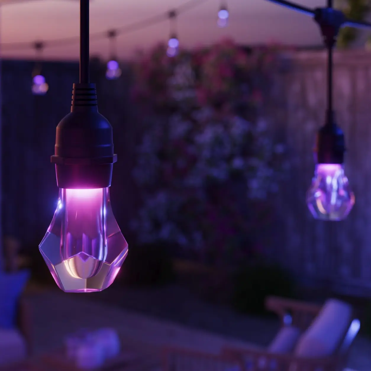 Ampoules en forme de gemme de la guirlande LED Nanoleaf Outdoor