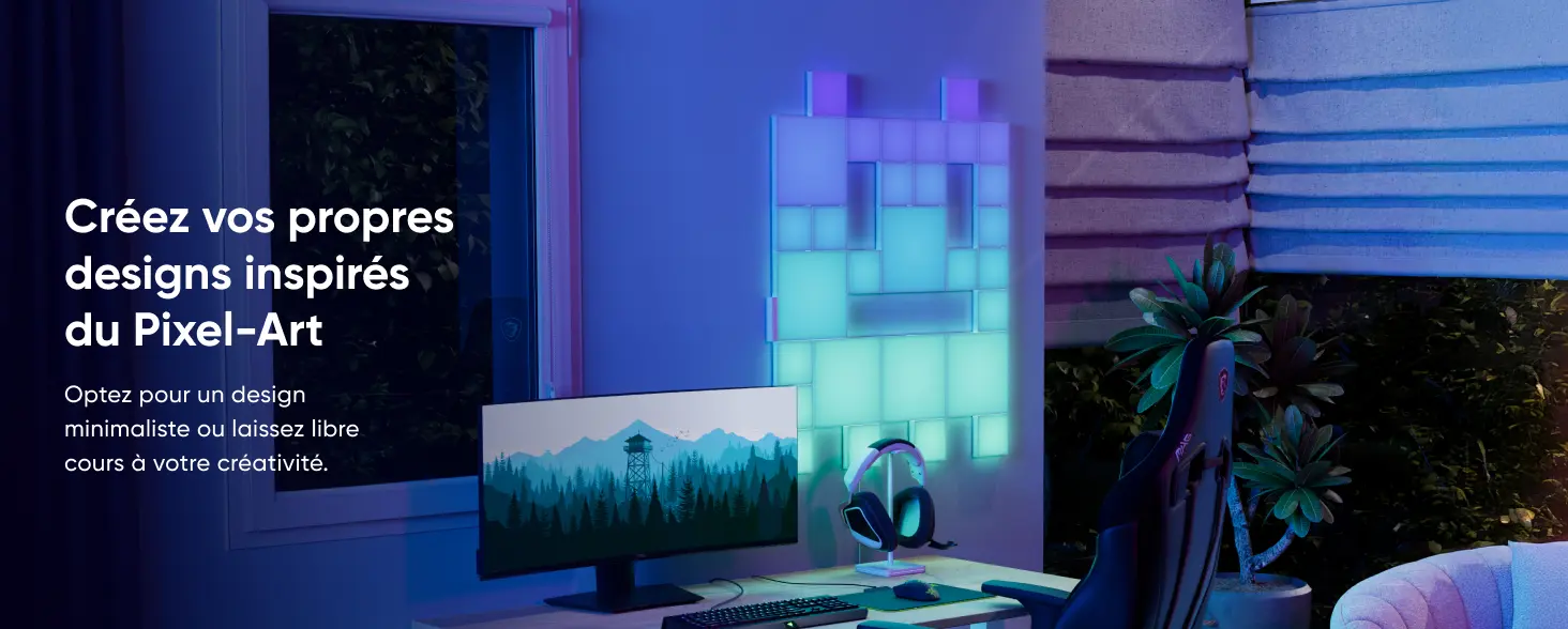Nanoleaf Blocks - Créez vos propres designs inspirés du Pixel-Art